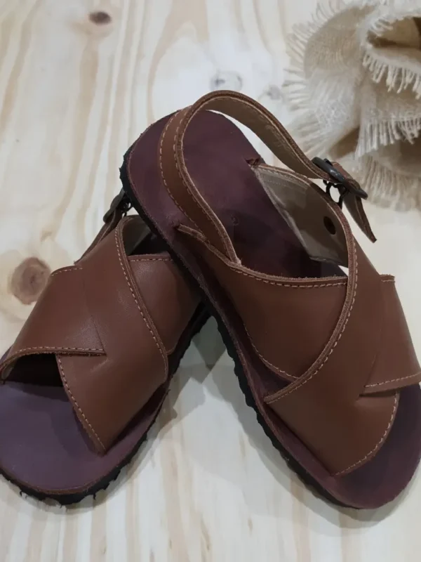 Franciscanas Unisex de cuero para peques - Pequetina